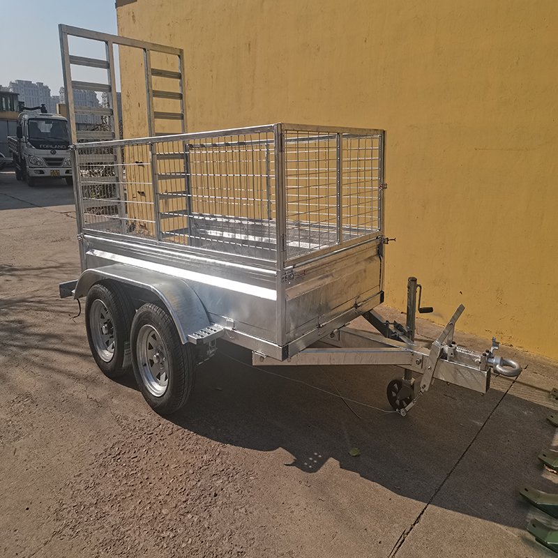 Hot Dip Galvanized Hydraulic Atv Dump Semi Trailer with CE Certificate Utility/ATV/car/cargo Trailer