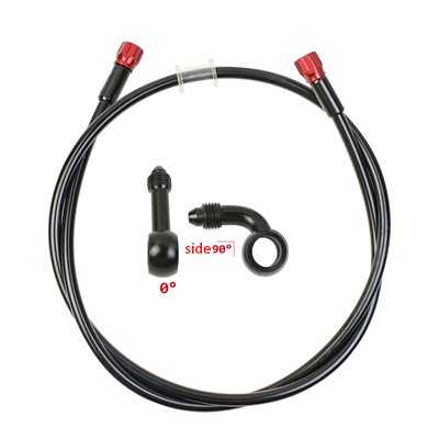 Braided Brake Hose Motorcycle AN3 Hydraulic Clutch Tube Master Cylinder Brake Oil DOT Pipe Reinforced ATV Dirt Pit Racing Bike