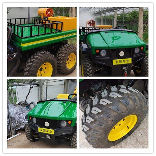 Eco-friendly ATV Electric Utility Car UTV 5KW AC Motors Electric Golf Course Sprayers Factory Price