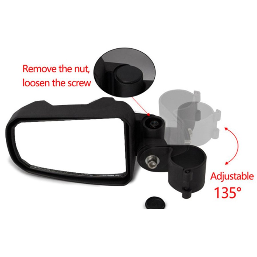 High Quality 1.75"-2" Adjustable Wide View Side Rear Mirror for ATV UTV Universal