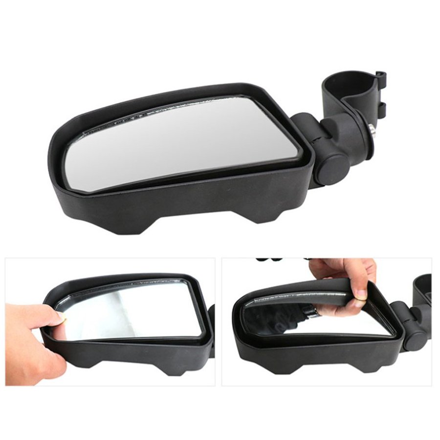 High Quality 1.75"-2" Adjustable Wide View Side Rear Mirror for ATV UTV Universal