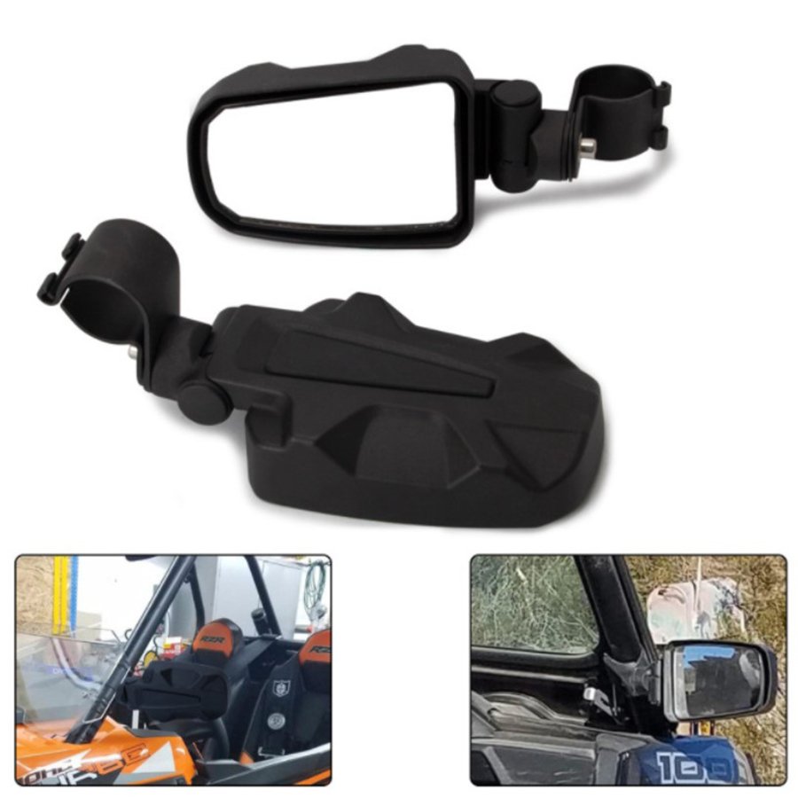 High Quality 1.75"-2" Adjustable Wide View Side Rear Mirror for ATV UTV Universal