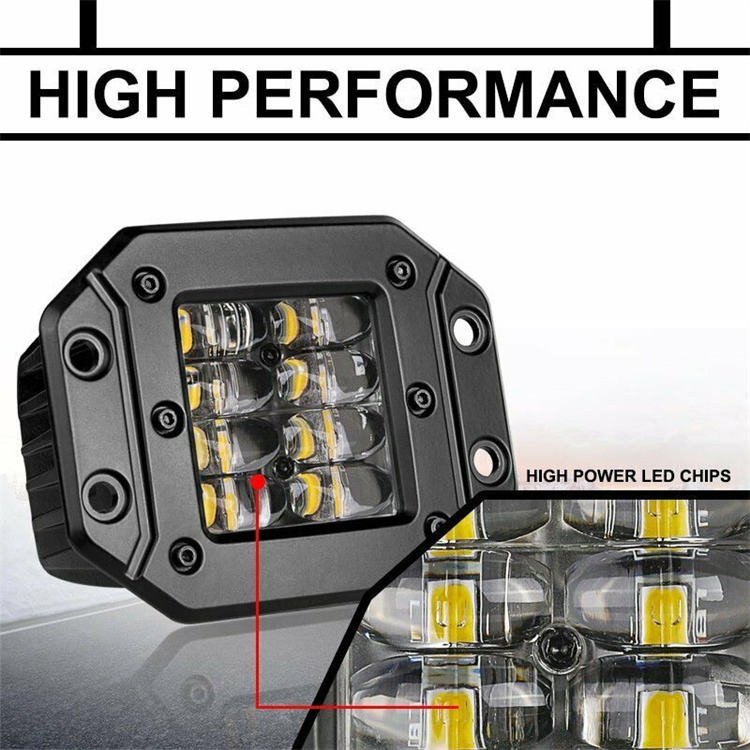 NEWWIND 5" Flush Mount LED Bar LED Driving Light Work Fog Lights Pods Light for Offroad SUV 4x4 Car Truck Auto Accessories