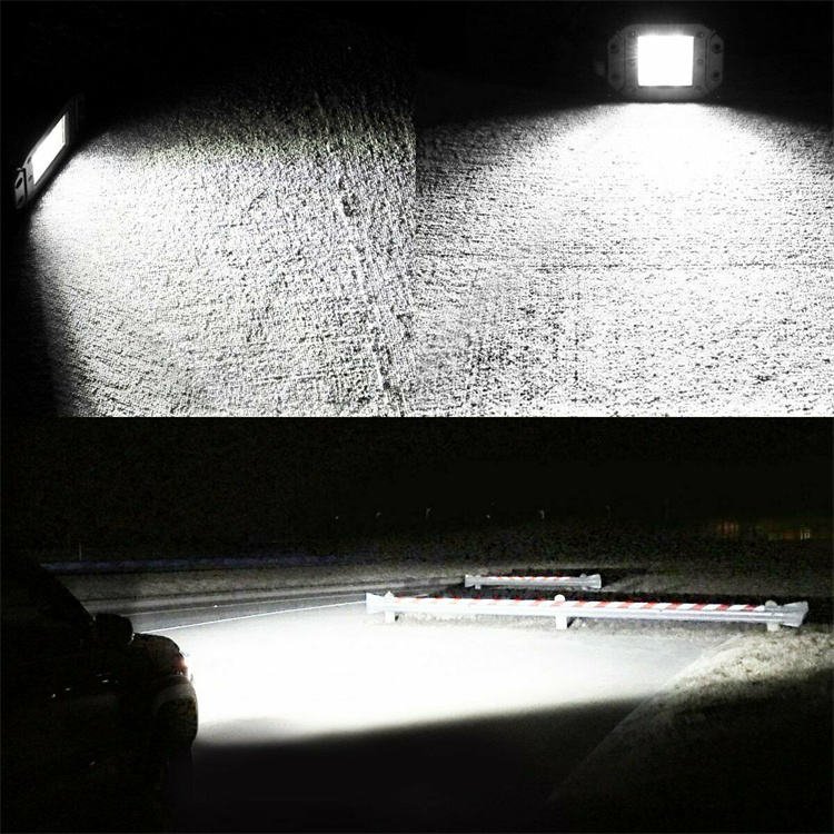 NEWWIND 5" Flush Mount LED Bar LED Driving Light Work Fog Lights Pods Light for Offroad SUV 4x4 Car Truck Auto Accessories