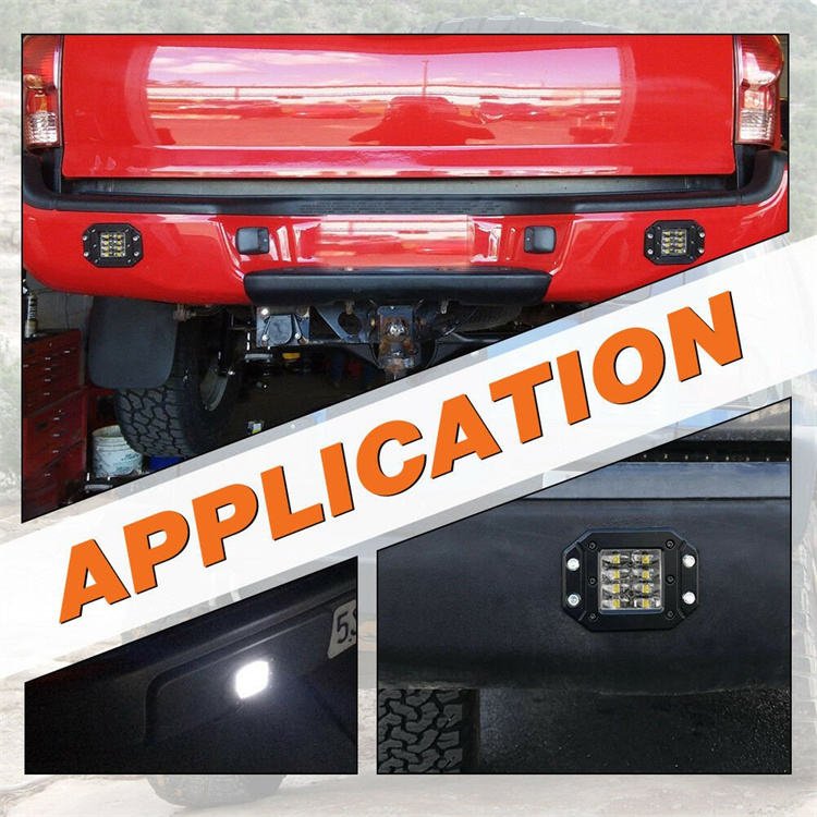 NEWWIND 5" Flush Mount LED Bar LED Driving Light Work Fog Lights Pods Light for Offroad SUV 4x4 Car Truck Auto Accessories