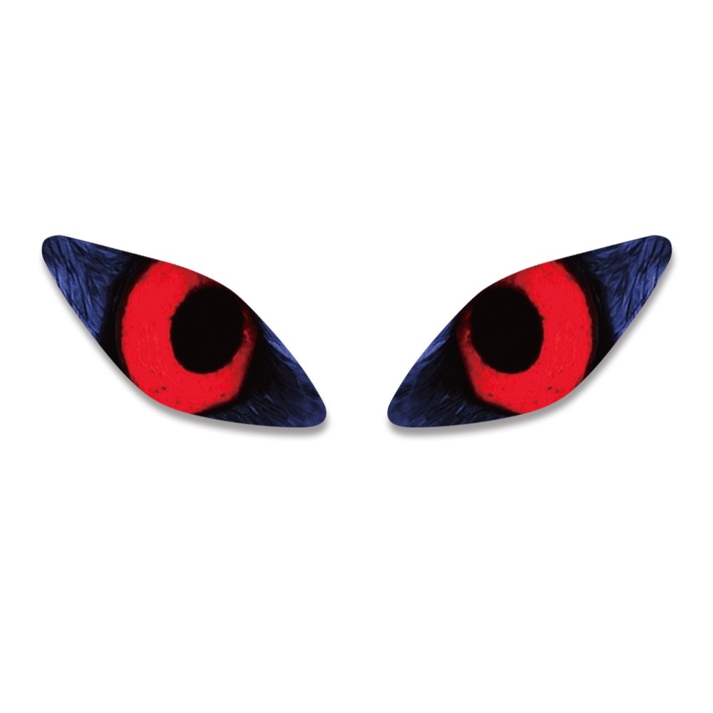 Motorcycle dune Buggy ATV Headlight Eye Graphics Kit Decal Sticker Cover for Yamaha Raptor 660 ECLIPSE