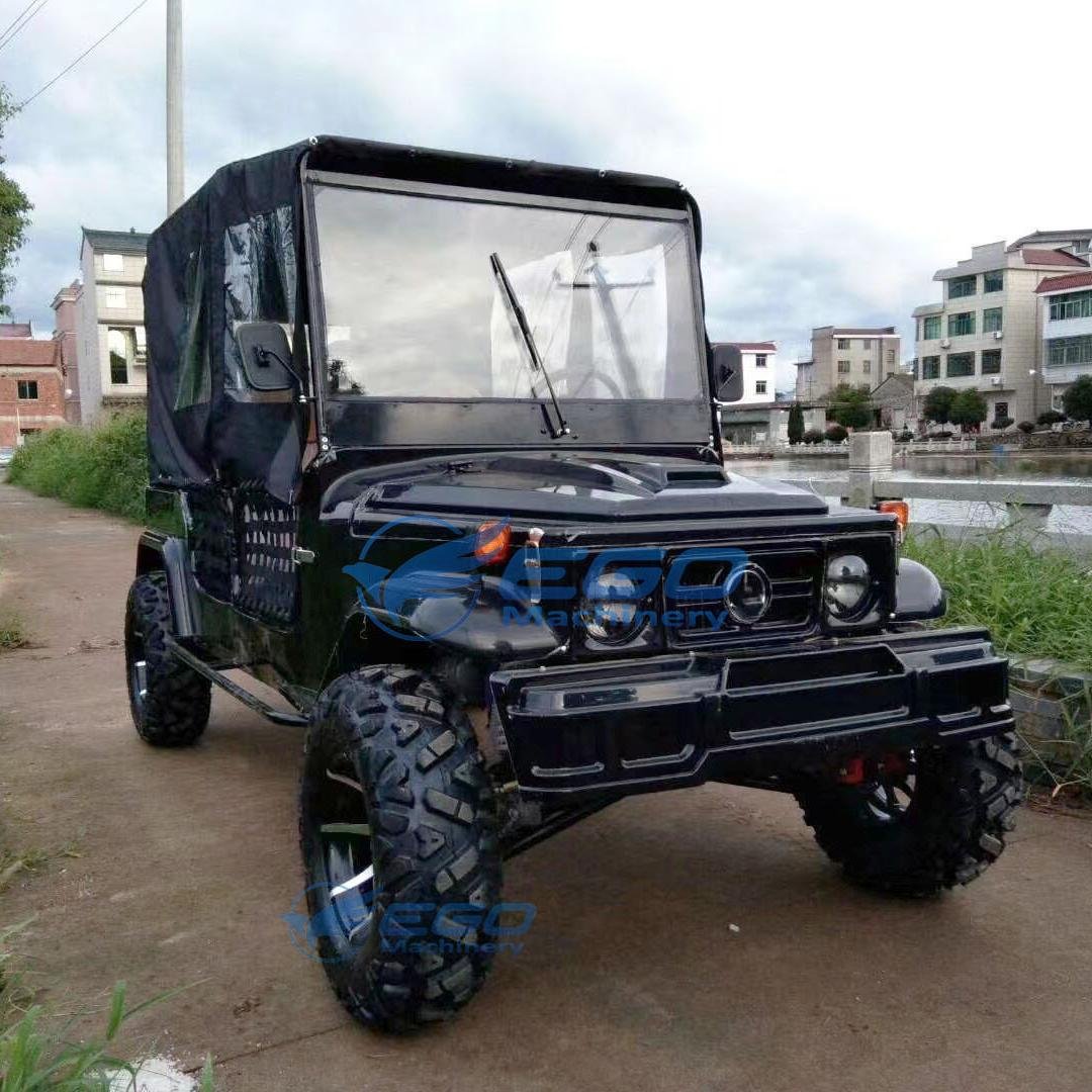 Factory Direct Sales 4*4 Off Road Go Kart 4WD 300cc Quad ATV Gas Mini Jeep Mini Cart