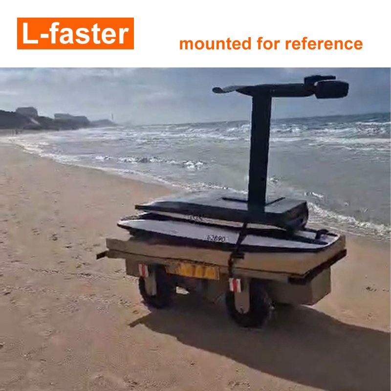 L-faster 4X4 4WD Adults Desert Beach Electric ATV Trolley Cart Vehicle Scooter 1400W Brushless Hub Motor 14.5 Inch Wheels Kit