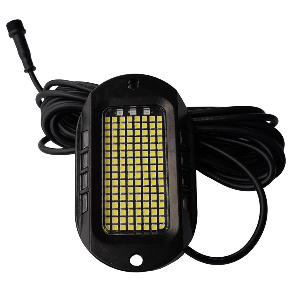 Kingshowstar a Sample for Test 144 LED Car Rock Lights Pure White Rock Lights for Truck Off-Road ATV