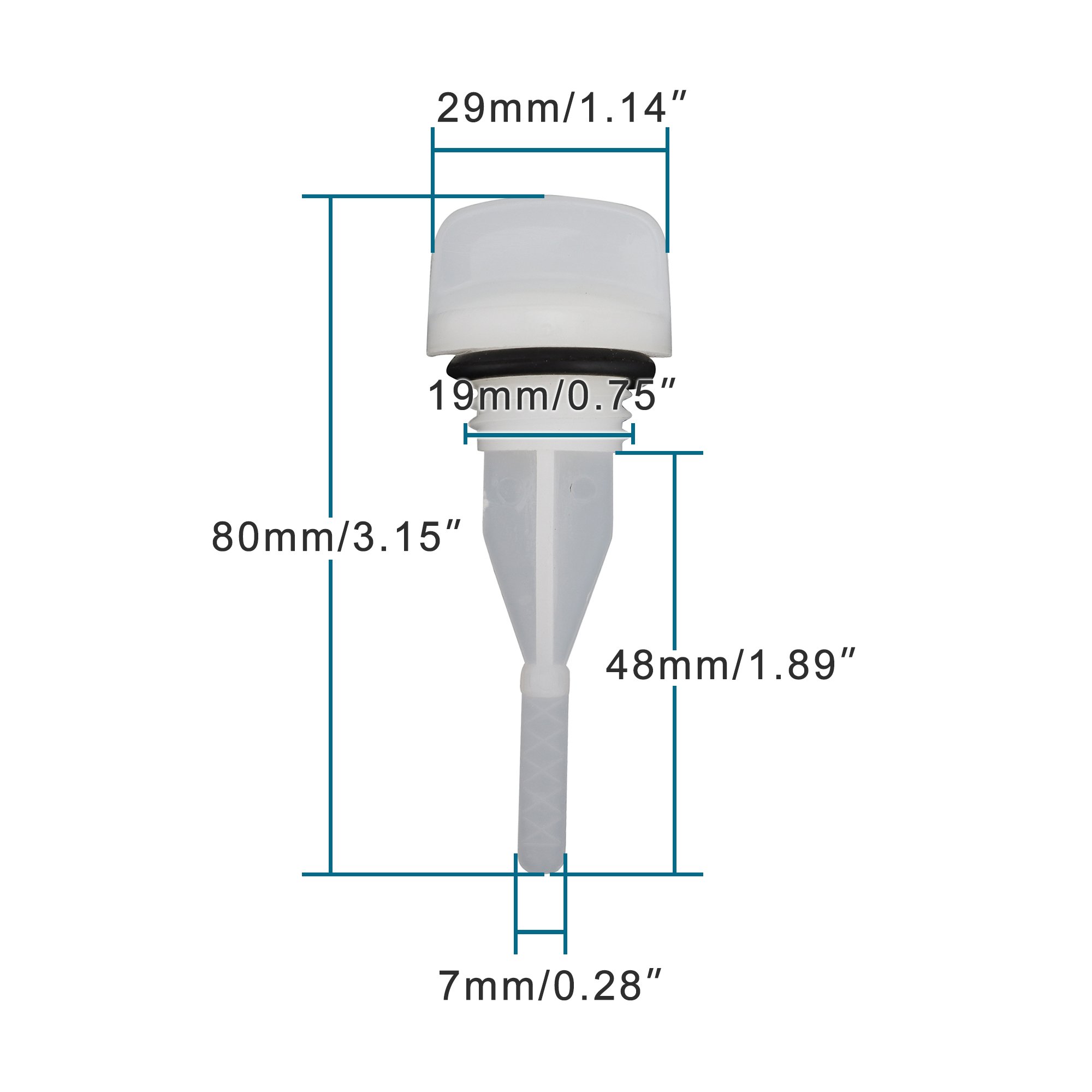 GOOFIT Motorcycle Oil Level Gauge for CRF50 70cc 110cc 125cc Scooter ATV Dirt Pit Bike Off-load YCF SDG SSR TTR
