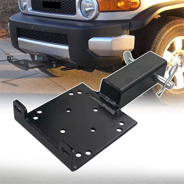 Manufacturer Direct Modified Winch Installation Bracket Fixed Plate Winch Frame for Car ATV UTV Made of Durable Metal Steel