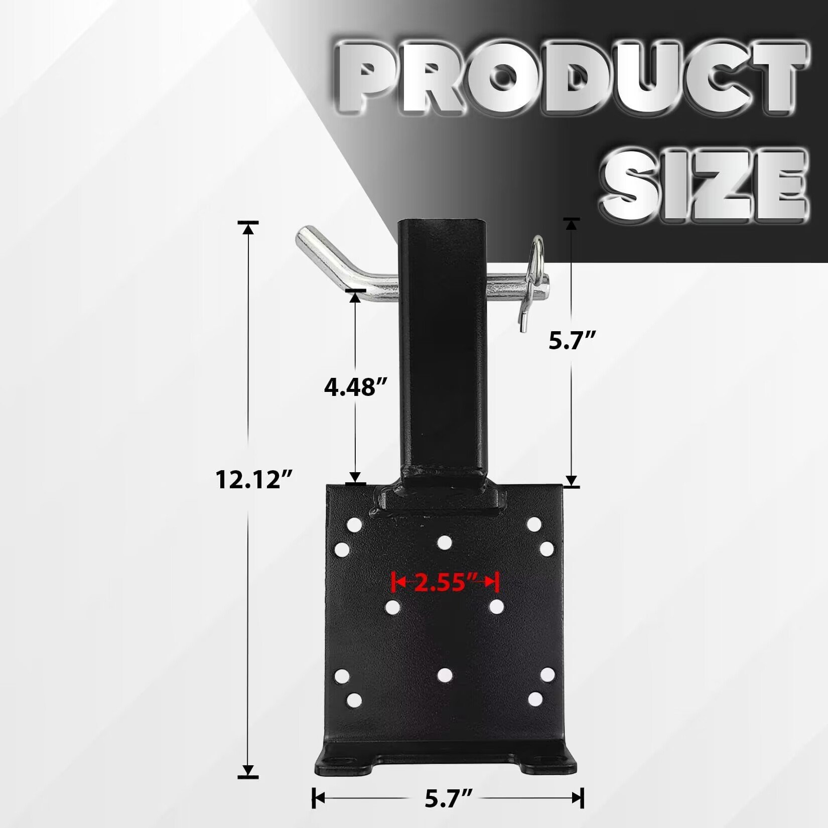 Manufacturer Direct Modified Winch Installation Bracket Fixed Plate Winch Frame for Car ATV UTV Made of Durable Metal Steel