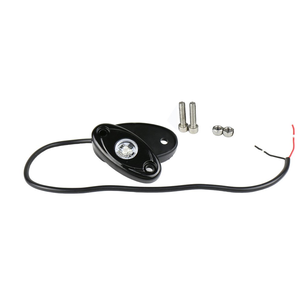 Super Bright Waterproof IP67 Car Accessories 9W LED Rock Light for Underglow Off Road Trucks ATV 4x4 Pickup