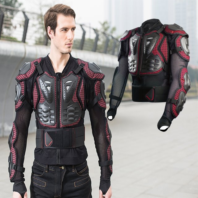 SCOYCO Brand OEM Adults Motorcycle Body Armor ATV Protective Vest MX Dirtbike Motocross Chest Back Protector Reliable AM02-2