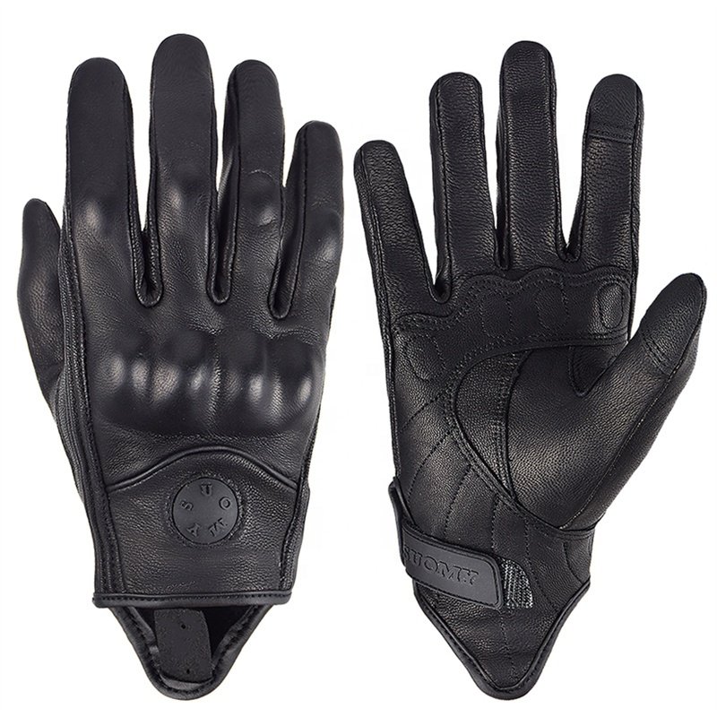 SUOMY Men Women Motorcycle Riding Leather Gloves Carbon Cycling Racing Winter Gloves Summer Motorbike Motocross ATV Motor Gloves