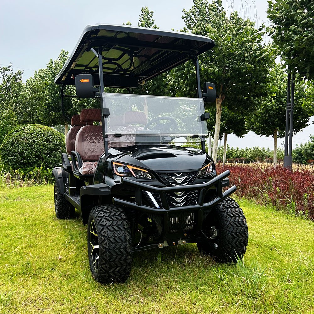 Factory Electric Golf Cart 4 6 Seater Off-Road Golf Car Street 72V Lithium Battery ATV