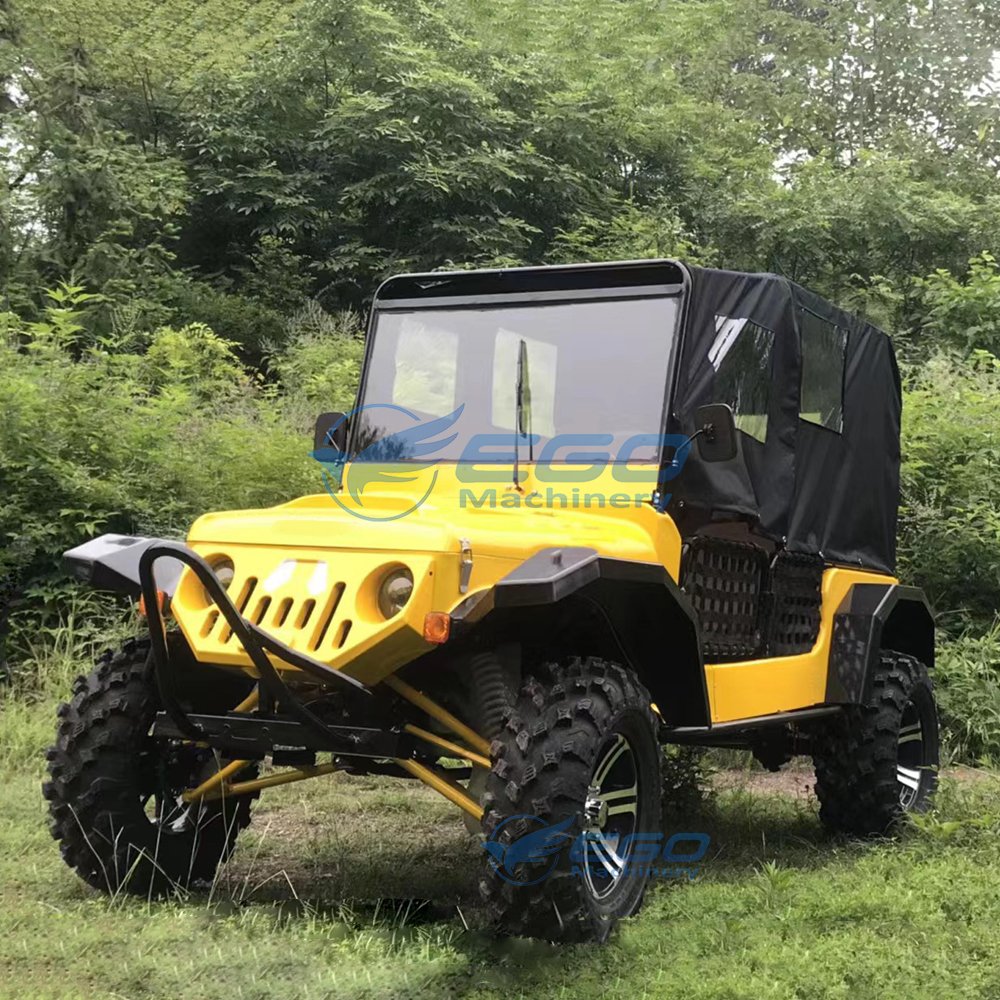 Automatic Adults Gasoline/Electric Jeep for Sale 4 Seats Mini Jeep Buggy Customized Appearance UTV/ATV 350CC Jeep Cars