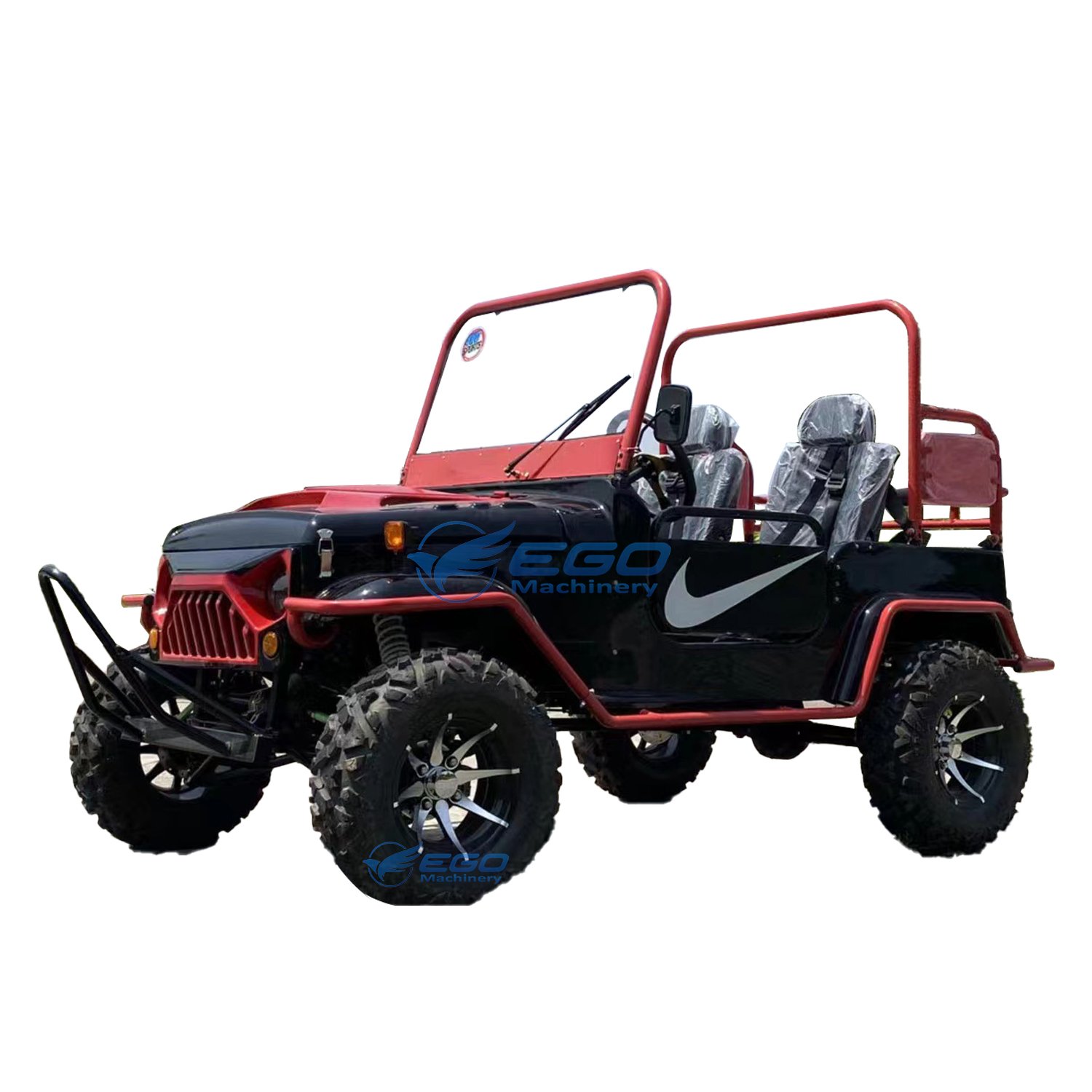 Automatic Adults Gasoline/Electric Jeep for Sale 4 Seats Mini Jeep Buggy Customized Appearance UTV/ATV 350CC Jeep Cars