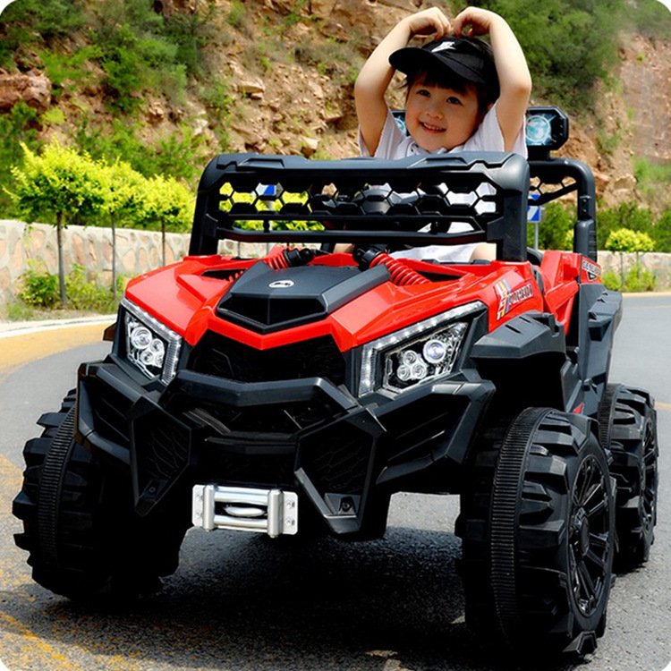 Children's Electric Car Four-wheel Off-road Remote Control Toy Car Boys and Girls Four-wheel Drive Baby Stroller ATV