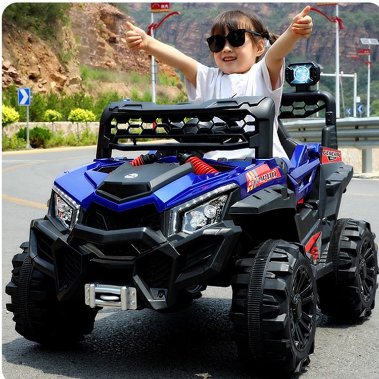 Children's Electric Car Four-wheel Off-road Remote Control Toy Car Boys and Girls Four-wheel Drive Baby Stroller ATV
