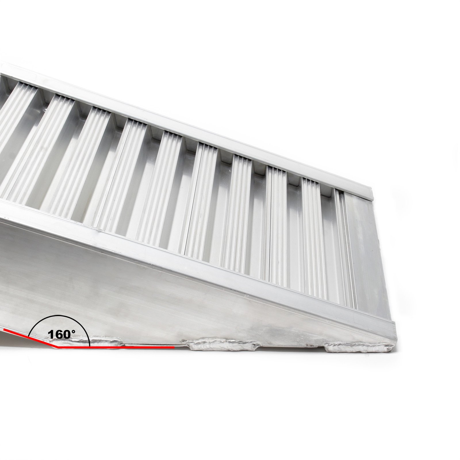 Aluminum Folding Wheelchair Ramp Portable Threshold Ramp for Scooter Steps Home Stairs
