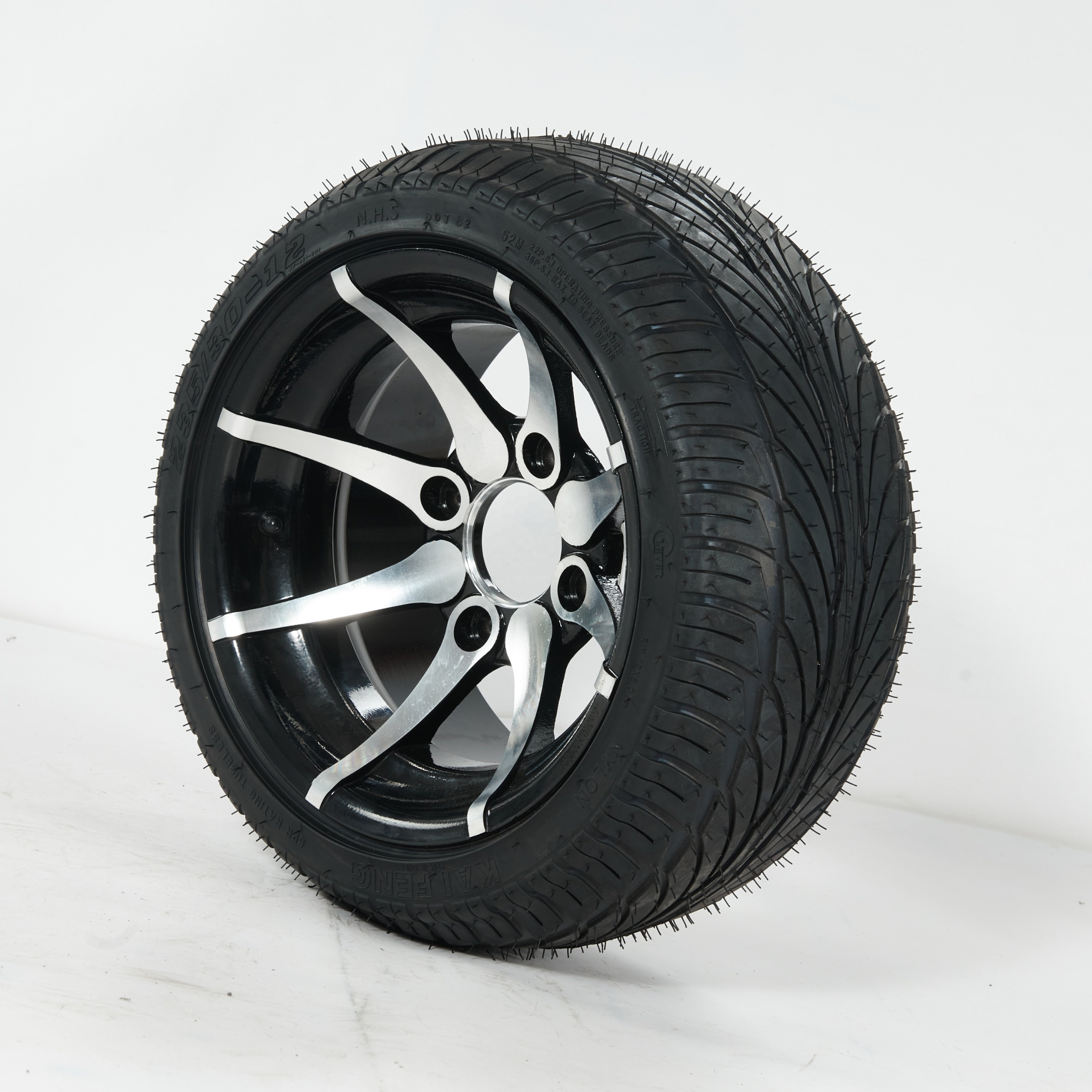 Wholesale 235/30-12 ATV UTV Quad Buggy Tire with Aluminum Alloy Rim 12 Inch Road Racing Tyre Assemble Wheel for 200cc 250cc ATV
