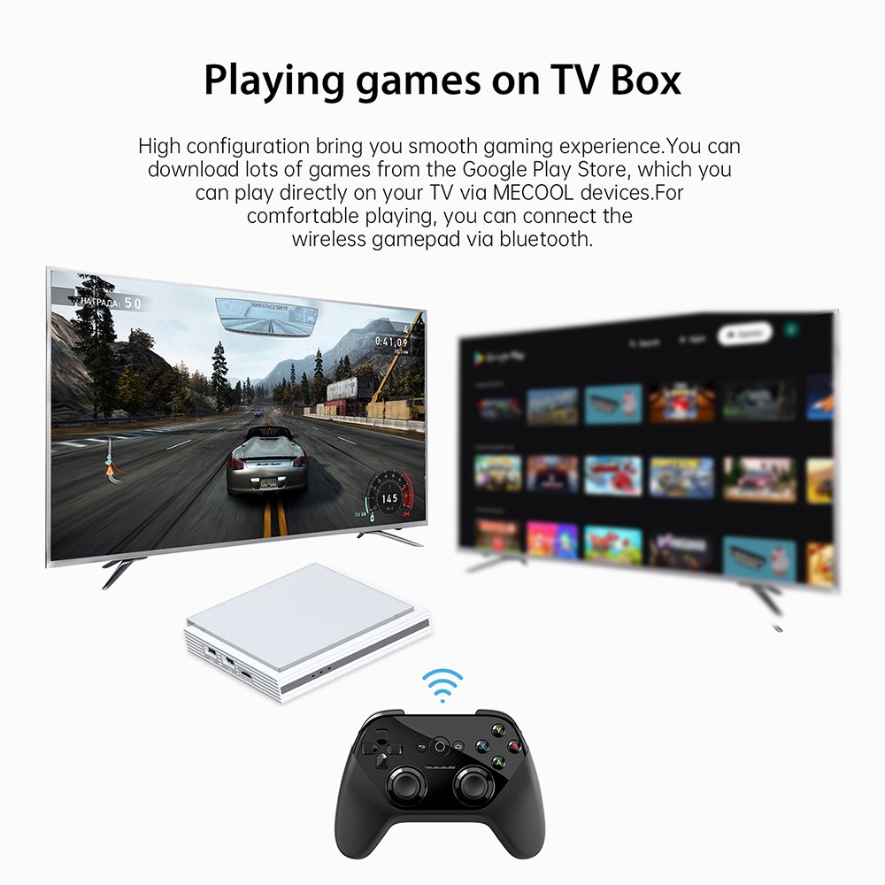 Topleo Atv Box KM2 PLUS Deluxe Supports 4K Video Decoding Machine Boxing Tv Box Android Certificado Box Atv