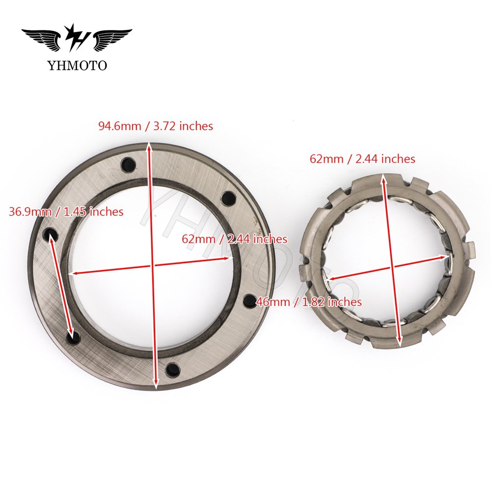 Quad ATV Parts Clutch Starter Carrier Gear Sprag Bearing Gaskets Dichtungen Kit for Arctic Cat DVX 400 Kawasaki Suzuki LTZ400