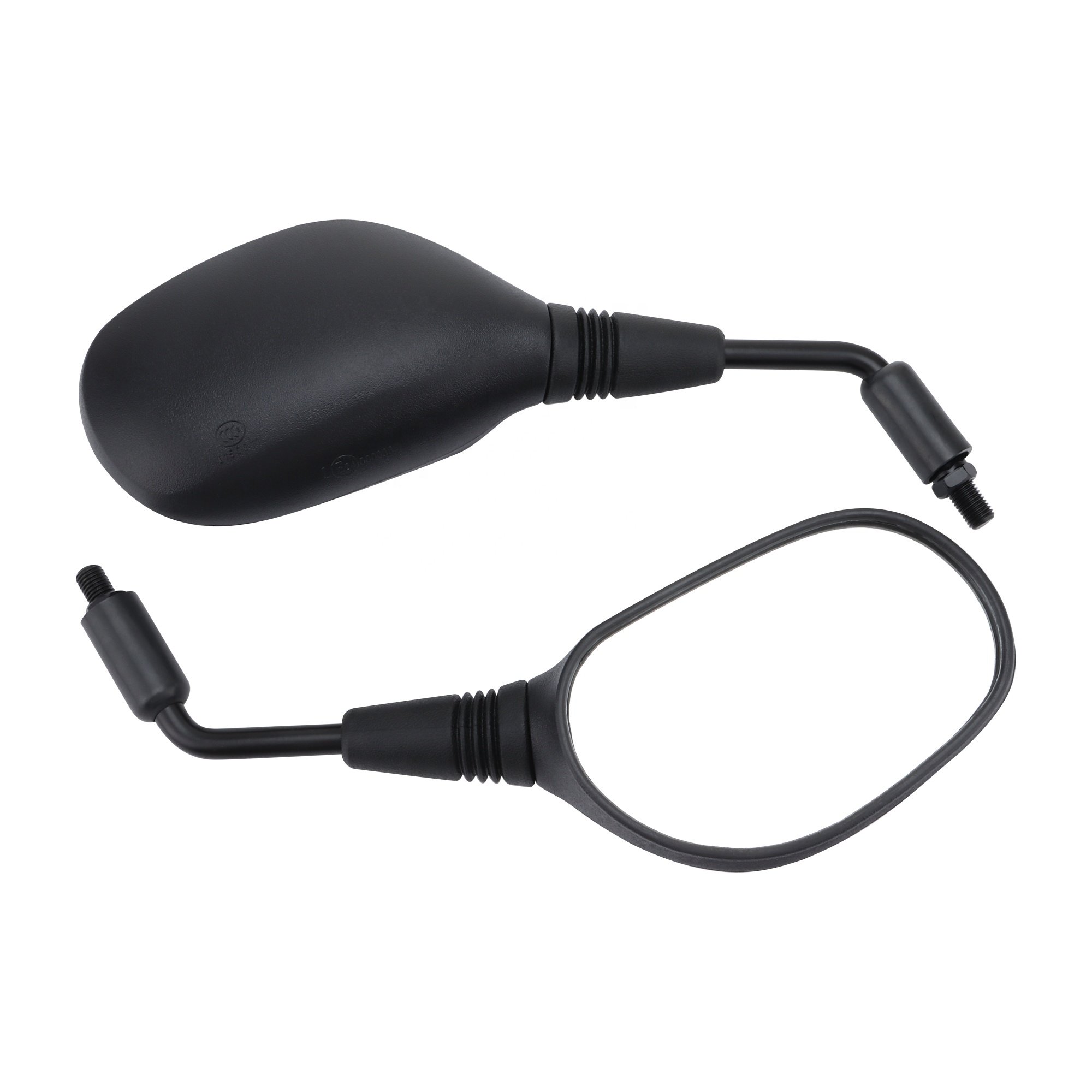 GOOFIT Motorcycle Rear View Side 10mm M10 Mirror Replacement for DVX400 UTV Moped ATV Scooter Kawasaki Suzuki Large