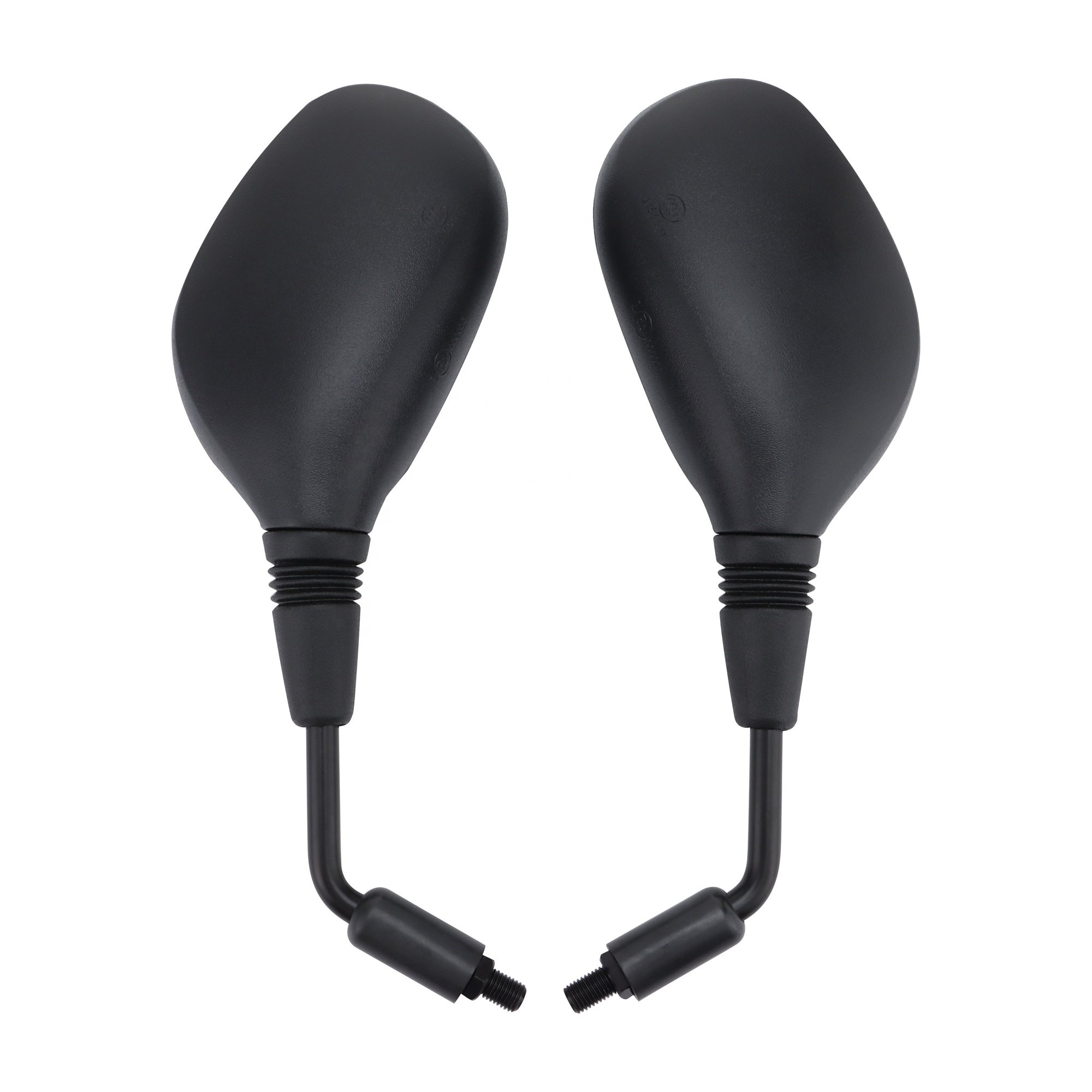 GOOFIT Motorcycle Rear View Side 10mm M10 Mirror Replacement for DVX400 UTV Moped ATV Scooter Kawasaki Suzuki Large