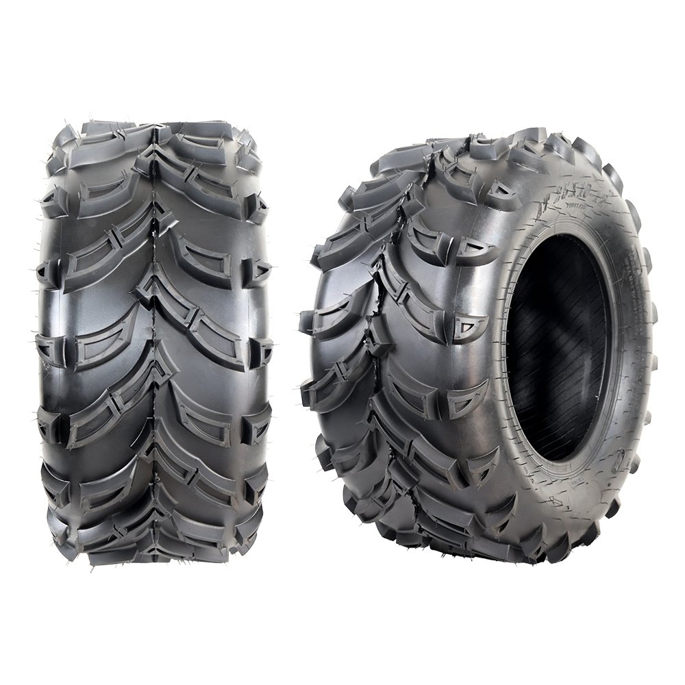25x8-12 Front & 25x10-12 Rear Tubeless Directional Tread Design Tire 6 PR ATV UTV All-terrain Tire Sets
