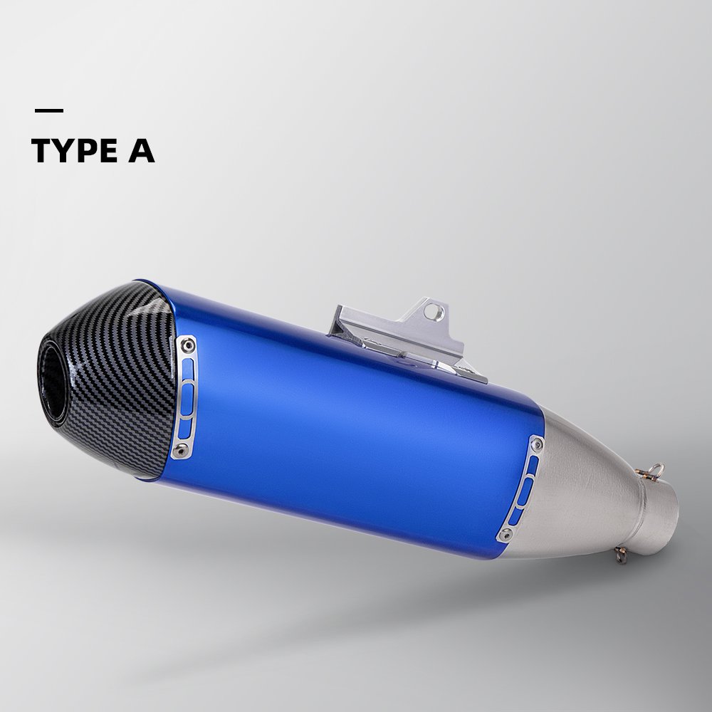 Motorcycle Exhaust Universal Escape Moto 51mm Motocross Muffler FMF Pitbike ATV Scooter for CRF150F CRF250F EXC WR450 RC390 S118