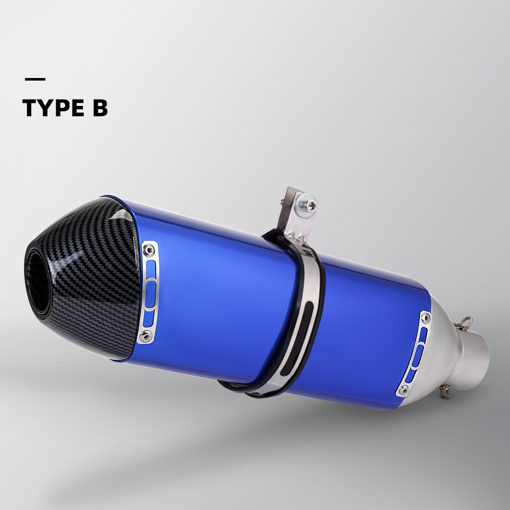 Motorcycle Exhaust Universal Escape Moto 51mm Motocross Muffler FMF Pitbike ATV Scooter for CRF150F CRF250F EXC WR450 RC390 S118