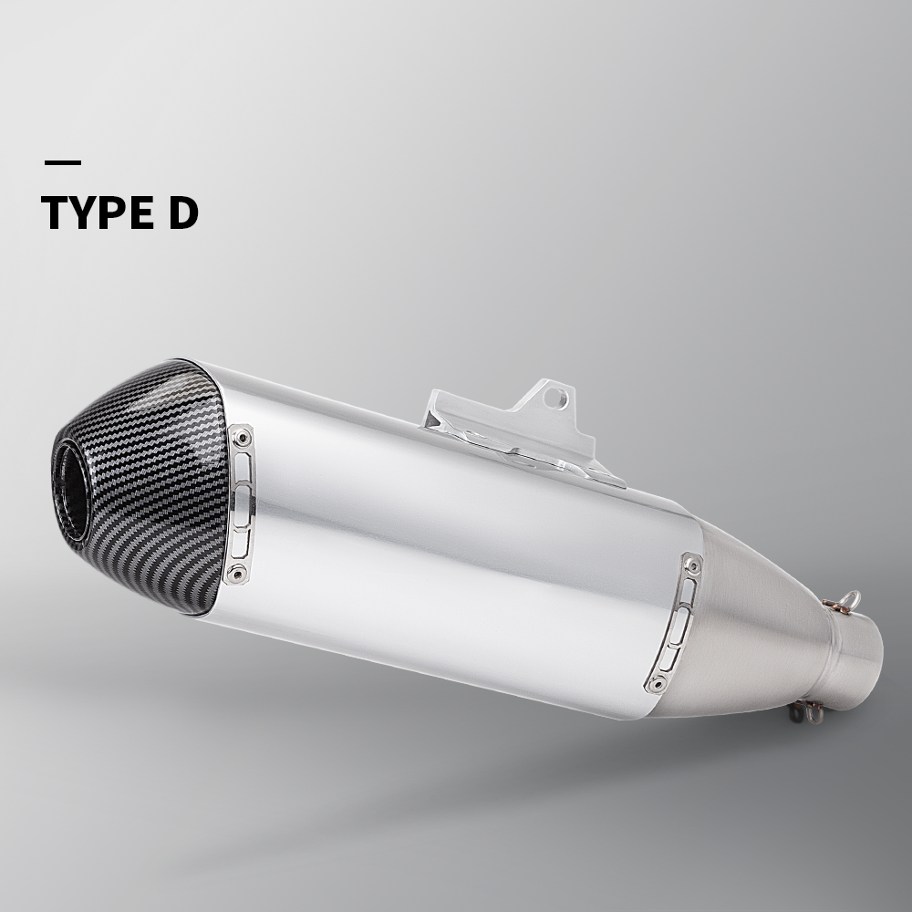 Motorcycle Exhaust Universal Escape Moto 51mm Motocross Muffler FMF Pitbike ATV Scooter for CRF150F CRF250F EXC WR450 RC390 S118