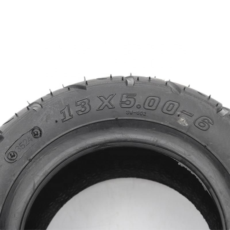 Off-road Vehicle Motorcycle Lawn Mower Golf Cart ATV/UTV Tire 13*5.00-6 Pneumatic Rubber Tubeless Wheel