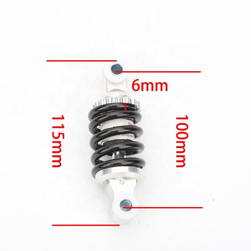 90/100/110mm Alloy Steel Rear Shock Absorber 6mm Spring for Electric Scooter Bike Scooter Kart Quad Bike Motocross Dirt Bike