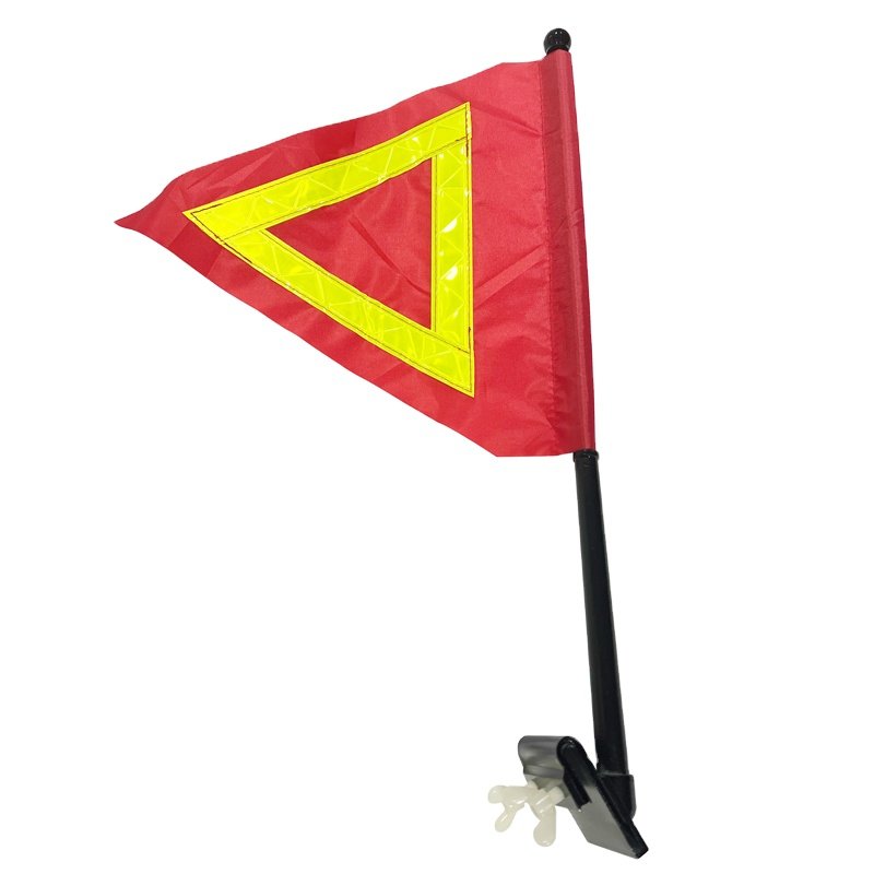 NWH-WP REFLECTIVE FLAG WARNING CAR WINDOW FLAG Suitable for ATV, UTV, RZR Flag Can Be Changed