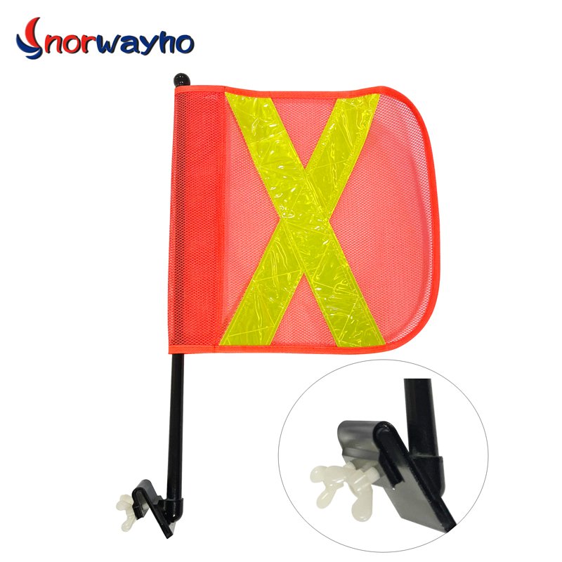 NWH-WP REFLECTIVE FLAG WARNING CAR WINDOW FLAG Suitable for ATV, UTV, RZR Flag Can Be Changed