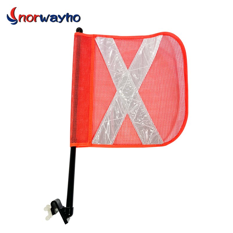 NWH-WP REFLECTIVE FLAG WARNING CAR WINDOW FLAG Suitable for ATV, UTV, RZR Flag Can Be Changed