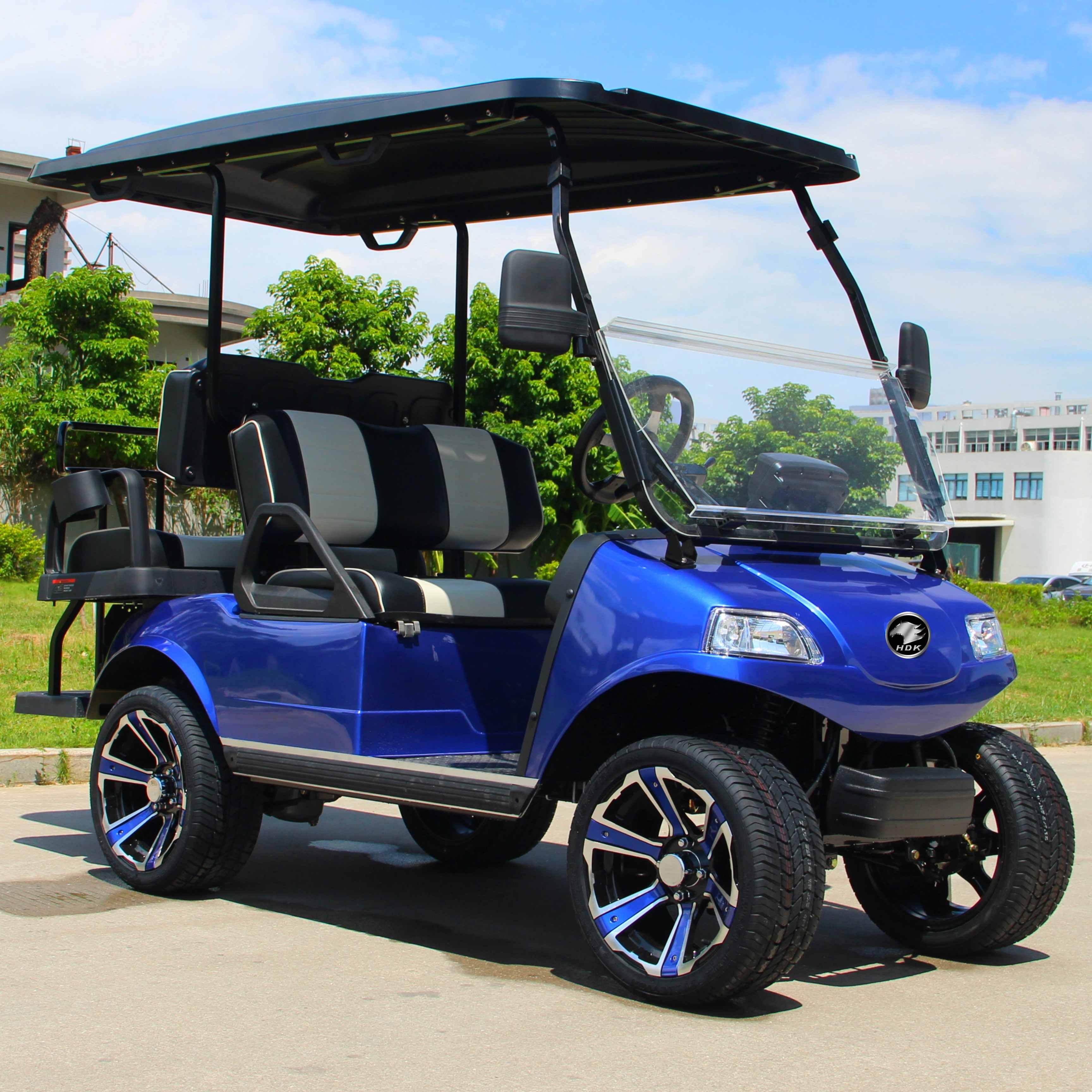 HDK EVOLUTION 4 Seater Offroad Motorcycles Club Garden Utility Vehicles Car for Adults 48V 72V Golf Cart Mini jeep