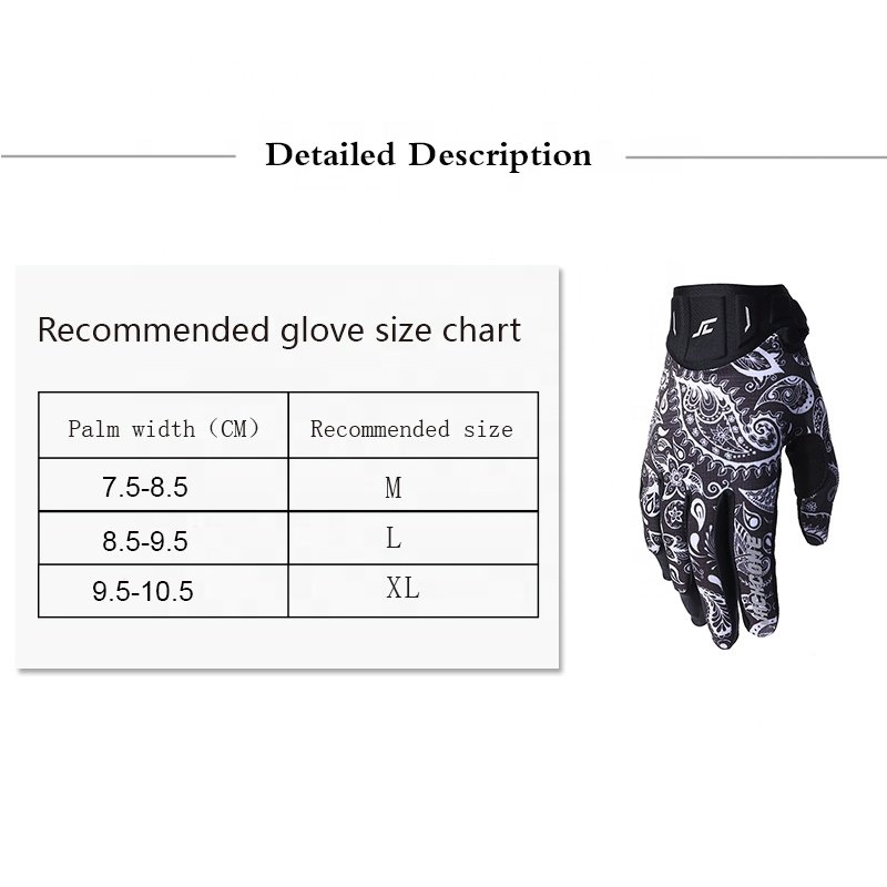 Customized MX Motocross Gloves ATV Dirt Bike Gloves Breathable MTB Mountain Bike Gloves