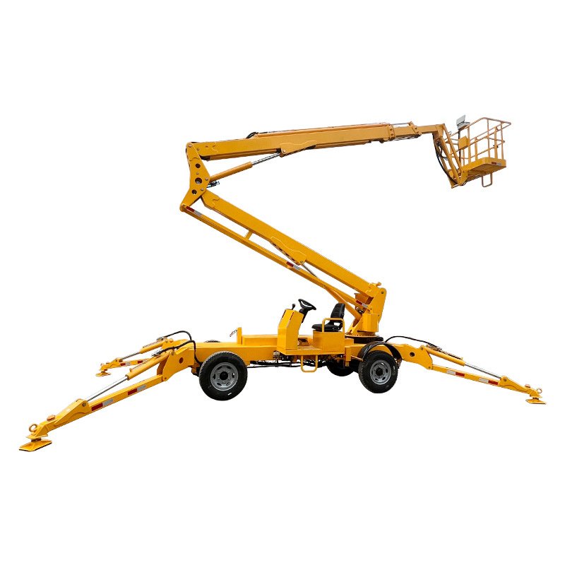 JLG Genie Design 12m 16m Hot Sale Electric Hydraulic Trailed Towable Spider Aerial Boom Lift for America