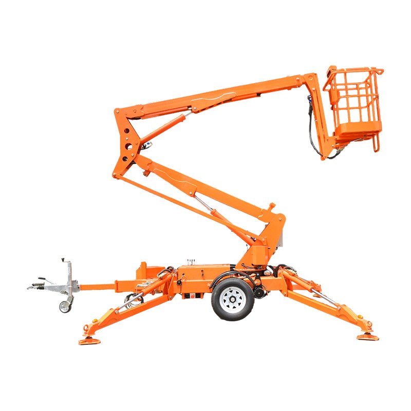 JLG Genie Design 12m 16m Hot Sale Electric Hydraulic Trailed Towable Spider Aerial Boom Lift for America