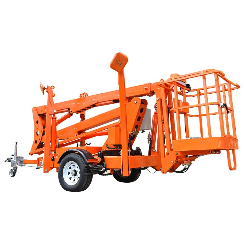 JLG Genie Design 12m 16m Hot Sale Electric Hydraulic Trailed Towable Spider Aerial Boom Lift for America