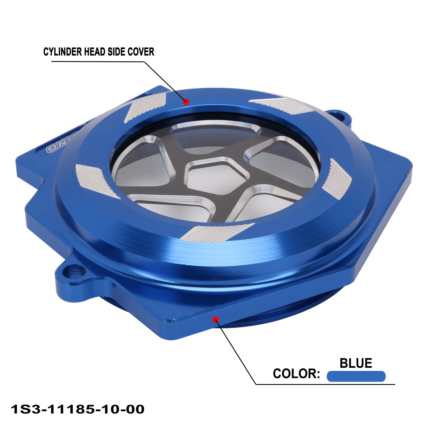 JFG CNC Aluminum ATV Parts OEM Raptor 700 Transparent Cylinder Guard for Yamaha YFM Accessories