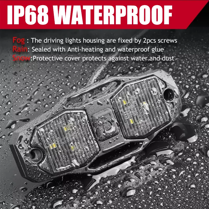 Wholesale 12v 24v Waterproof IP68 White Car Reading Light Roll Bar Mount LED Dome ATV Car Roof Lights for Polaris RZR UTV 4WD