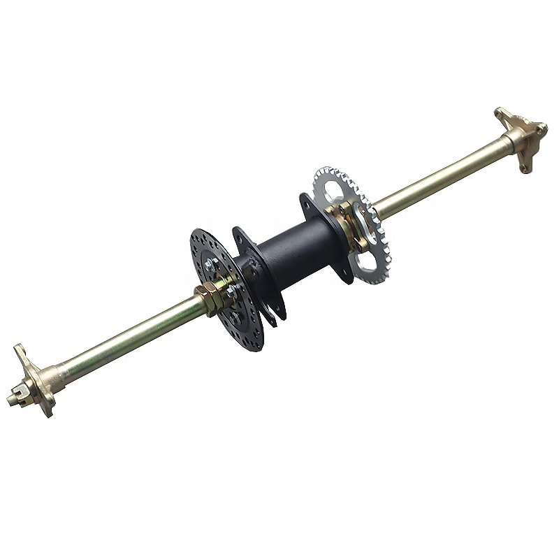 GO KART KARTING ATV UTV Buggy 43CM Steering Gear Rack Pinion U Joint Tie Rod With Steering Wheel