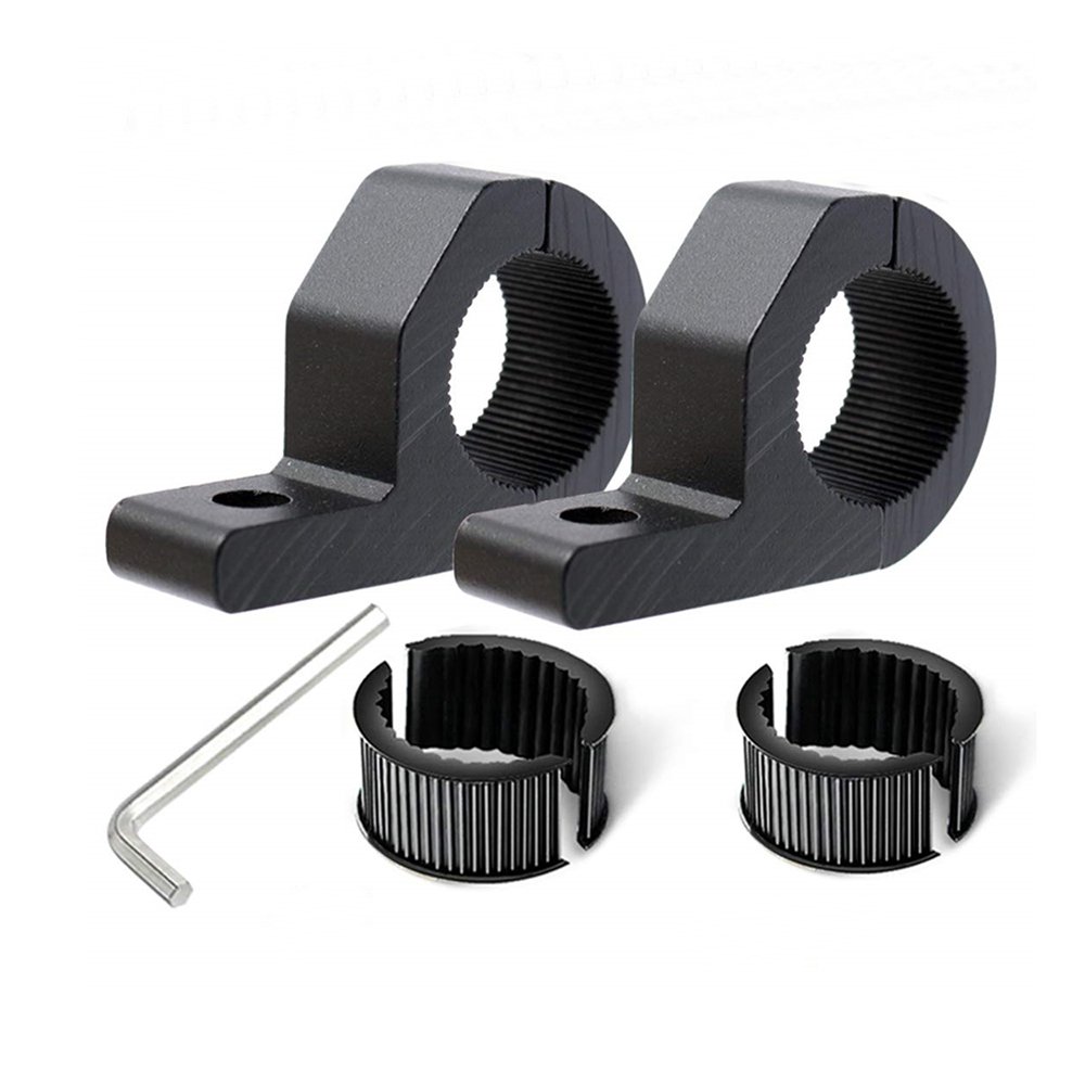 LED Fog Driving Light Spotlight Universal Pipe Mounting Brackets 4x4 Offroad ATV Car Roll Cage Tube Bull Bar Clamp Brackets