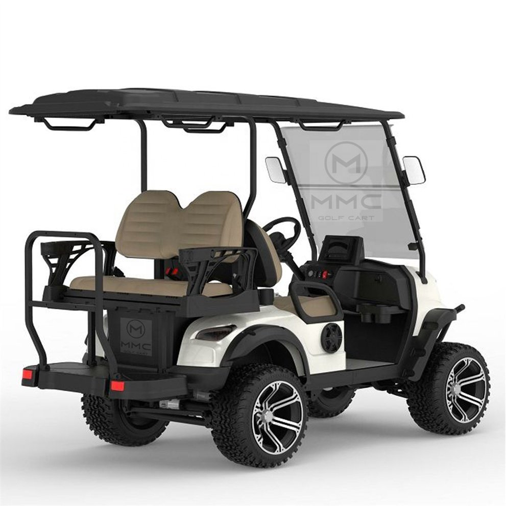 Road Approved Electric Golf Cart 4 Seats 5000W Scooter Go Kart ATV Adult Touring Classic Solar Golf Cart