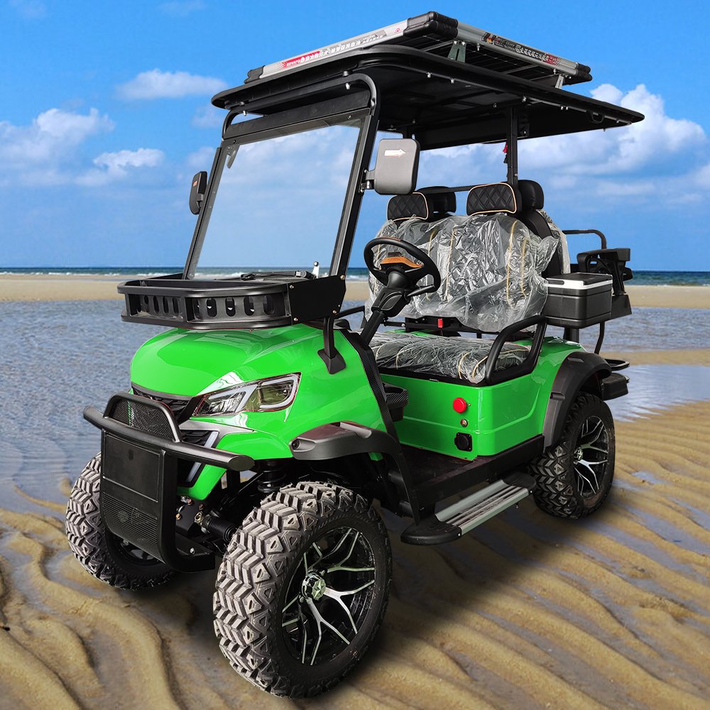 4 Seater Electric or Gasoline Go Kart for Adults for Sale Legal Golf Cart Electric Buggy 72v Lithium Ion Gol